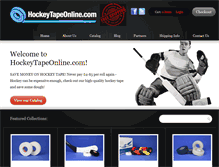 Tablet Screenshot of hockeytapeonline.com